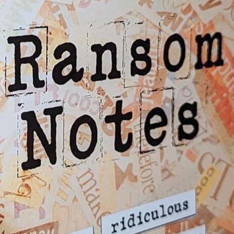 margot vance constructing a linguistic manifesto using the magnetic debris of the ransom notes word tiles