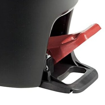 margot vance testing the o-cedar easywring spin mop on vinyl floors in her hearth dweller sanctuary