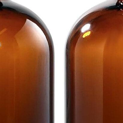 the amber vessels (gmisun glass soap dispensers 2-pack)