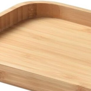 the counter zone (satu brown bamboo vanity tray)
