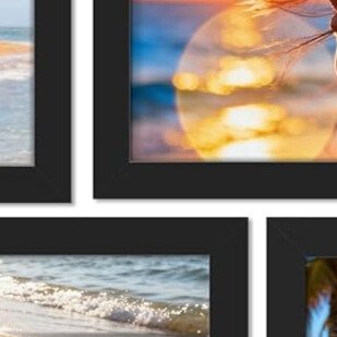 the gallery infrastructure (upsimples picture frames — 10-pack, black, mixed sizes)