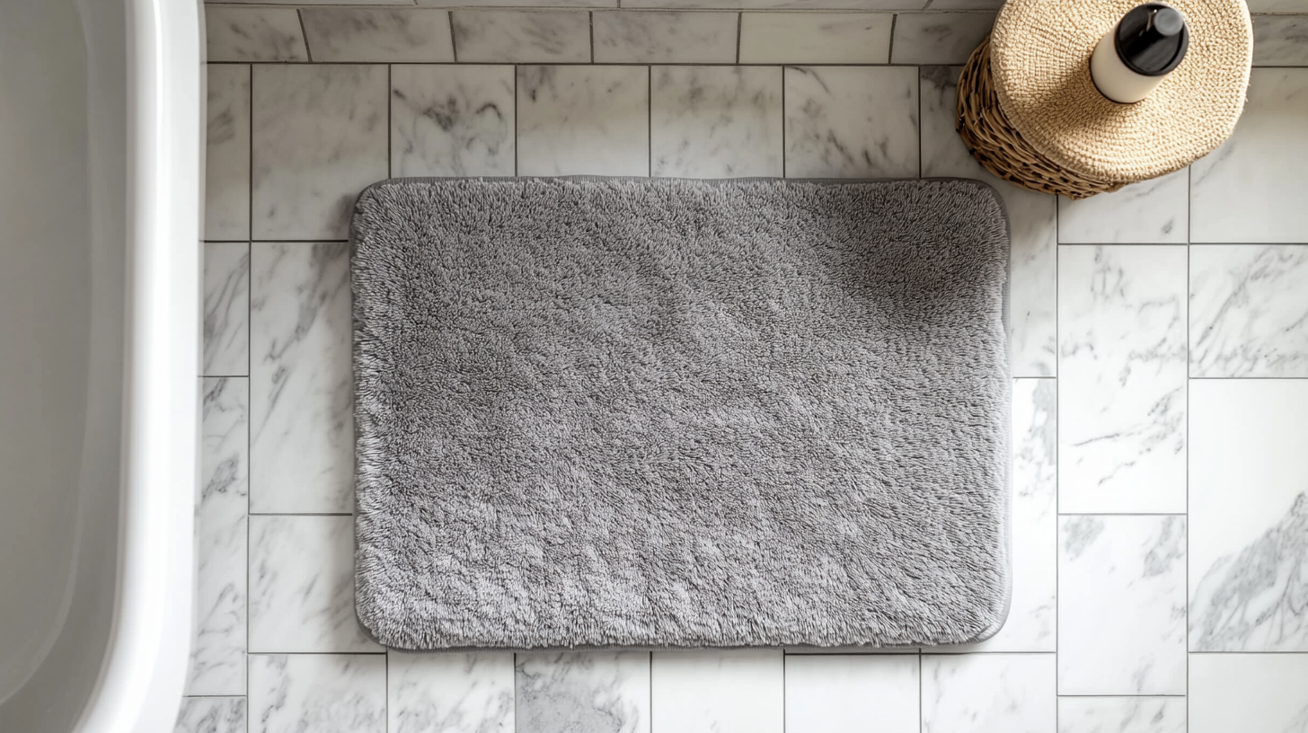 the cold floor problem: 1 bath mat for the bathroom you didn’t choose