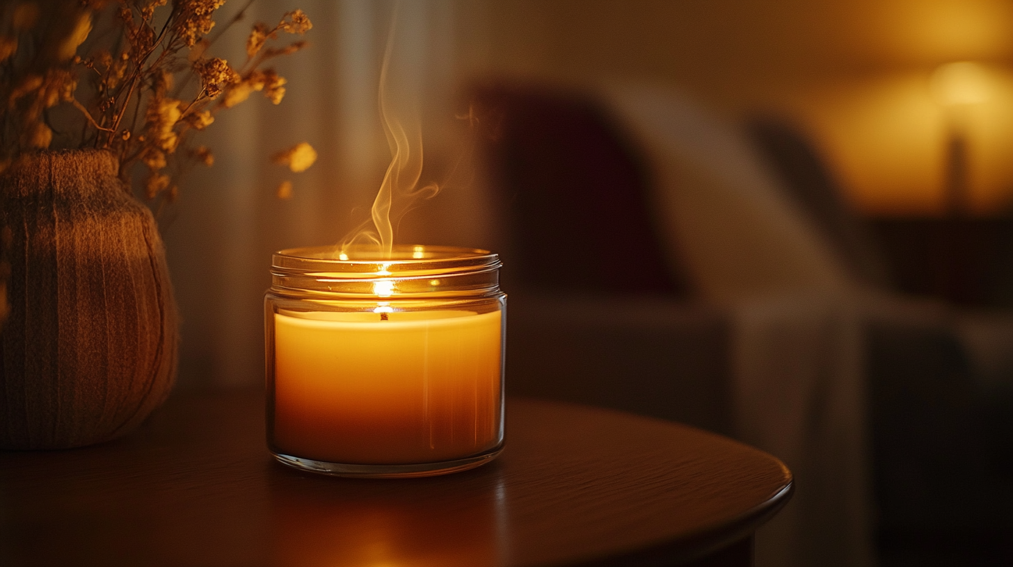 the scent situation: one candle and the apartment’s last unnamed thing