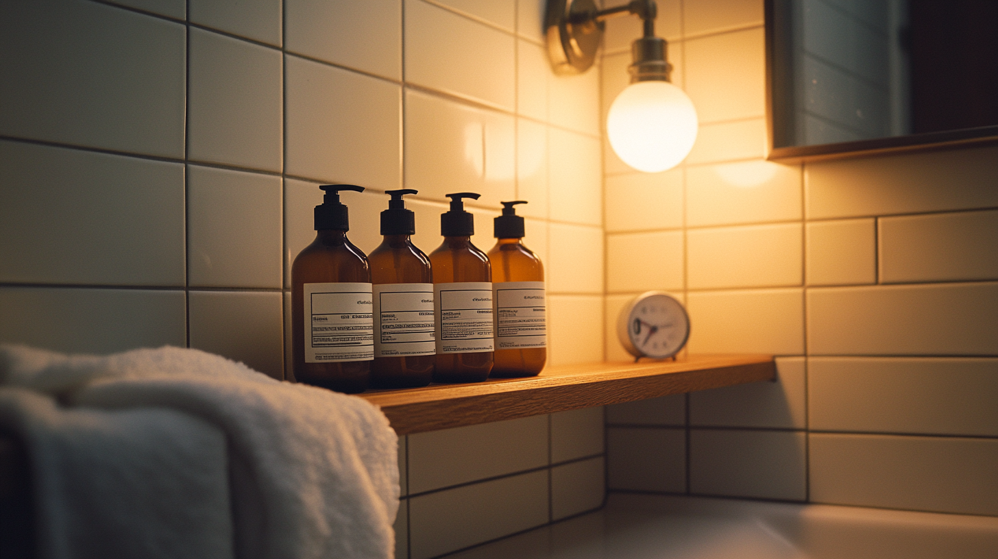 the bond brief: 4 products for the bathroom’s molecular ritual