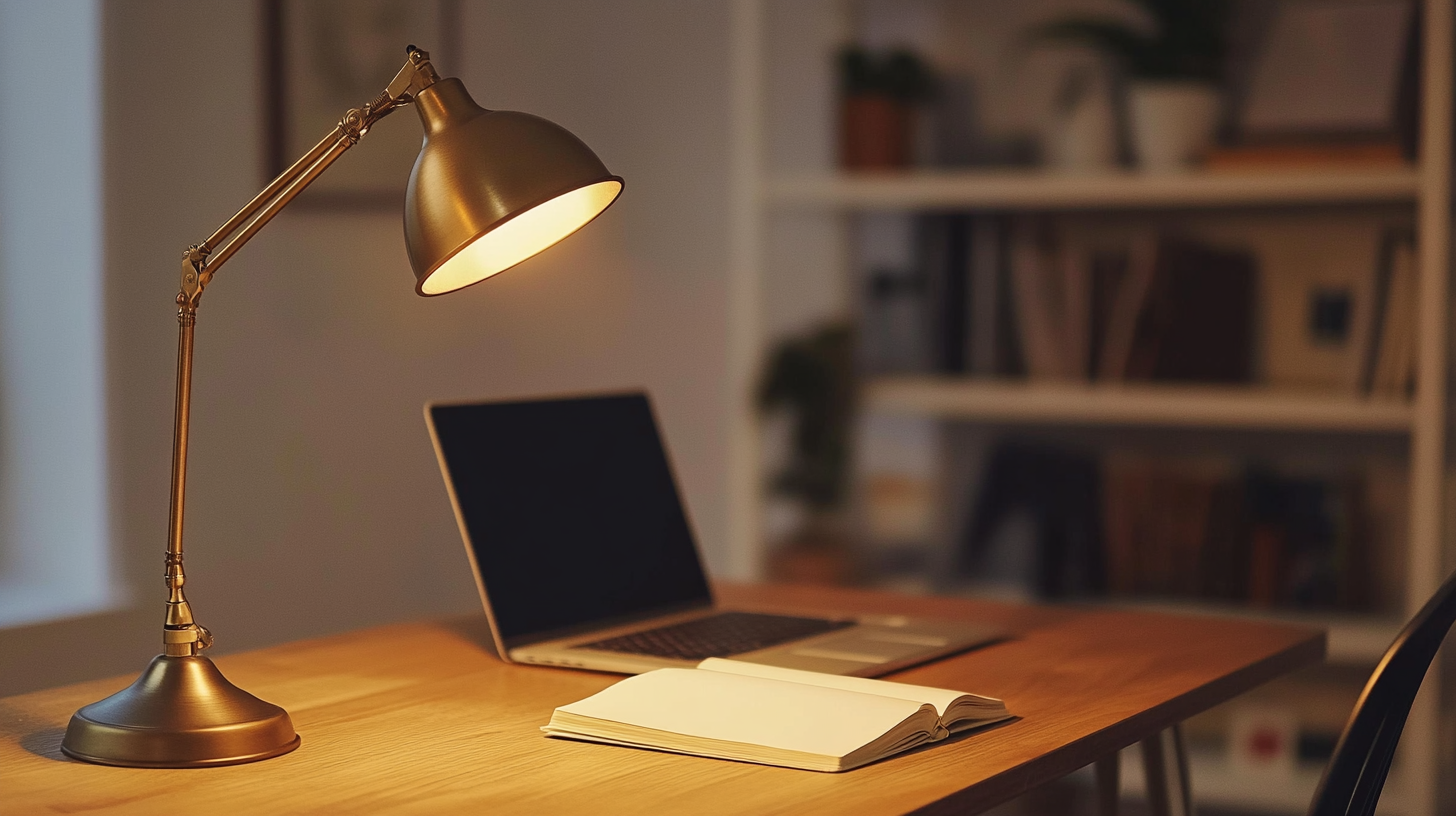the desk problem: one lamp for the room’s working hours